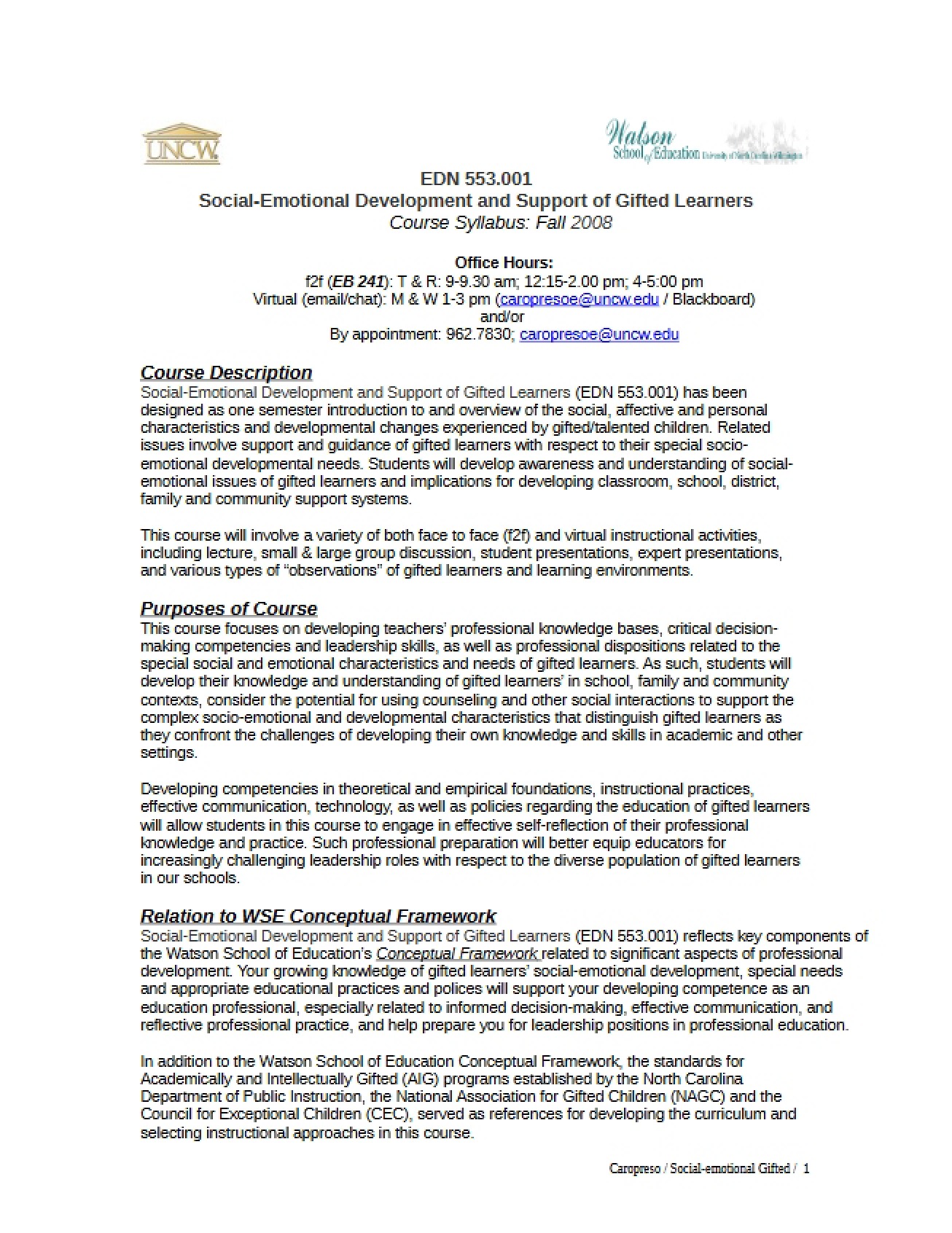 Gifted Learners Social Emotional Support and Development