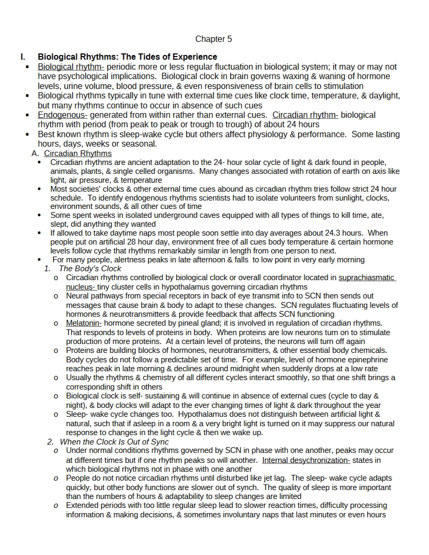 Psychology Chapter 05