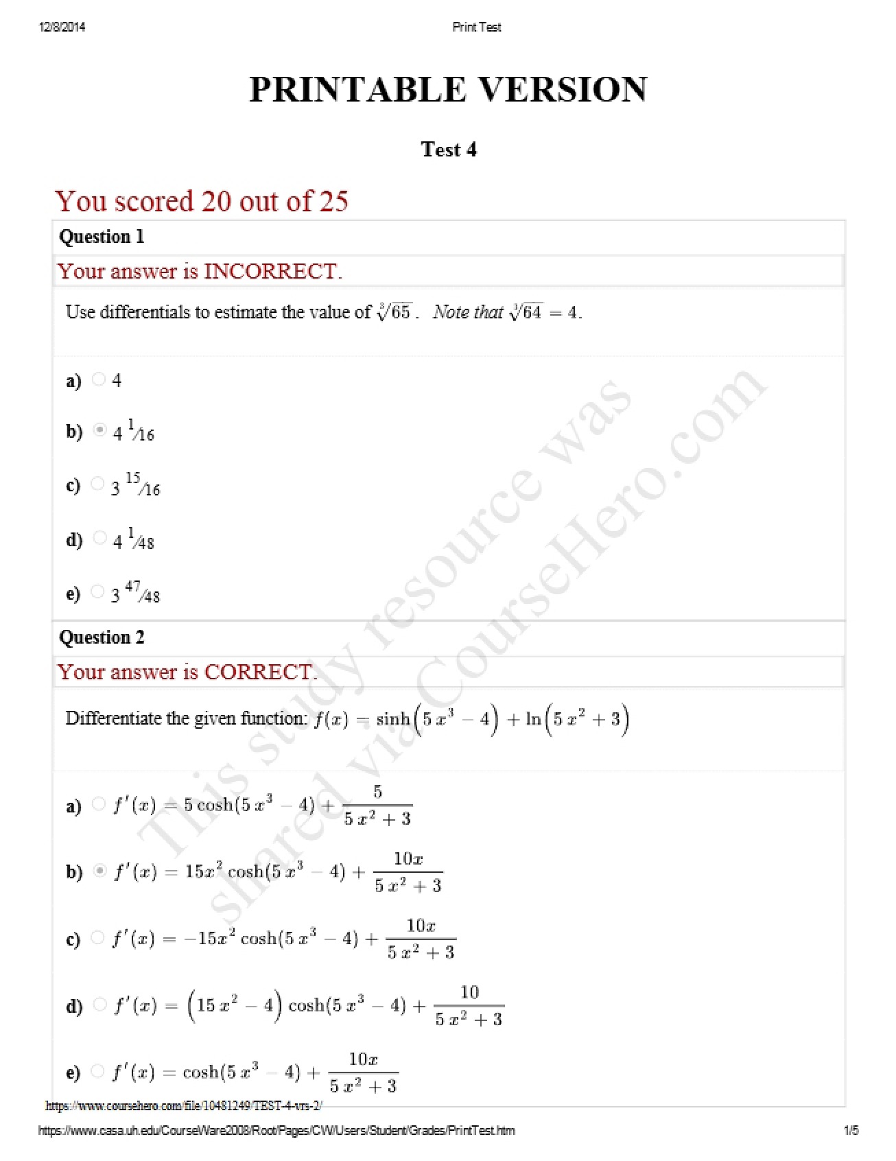 Version 2 Test 4