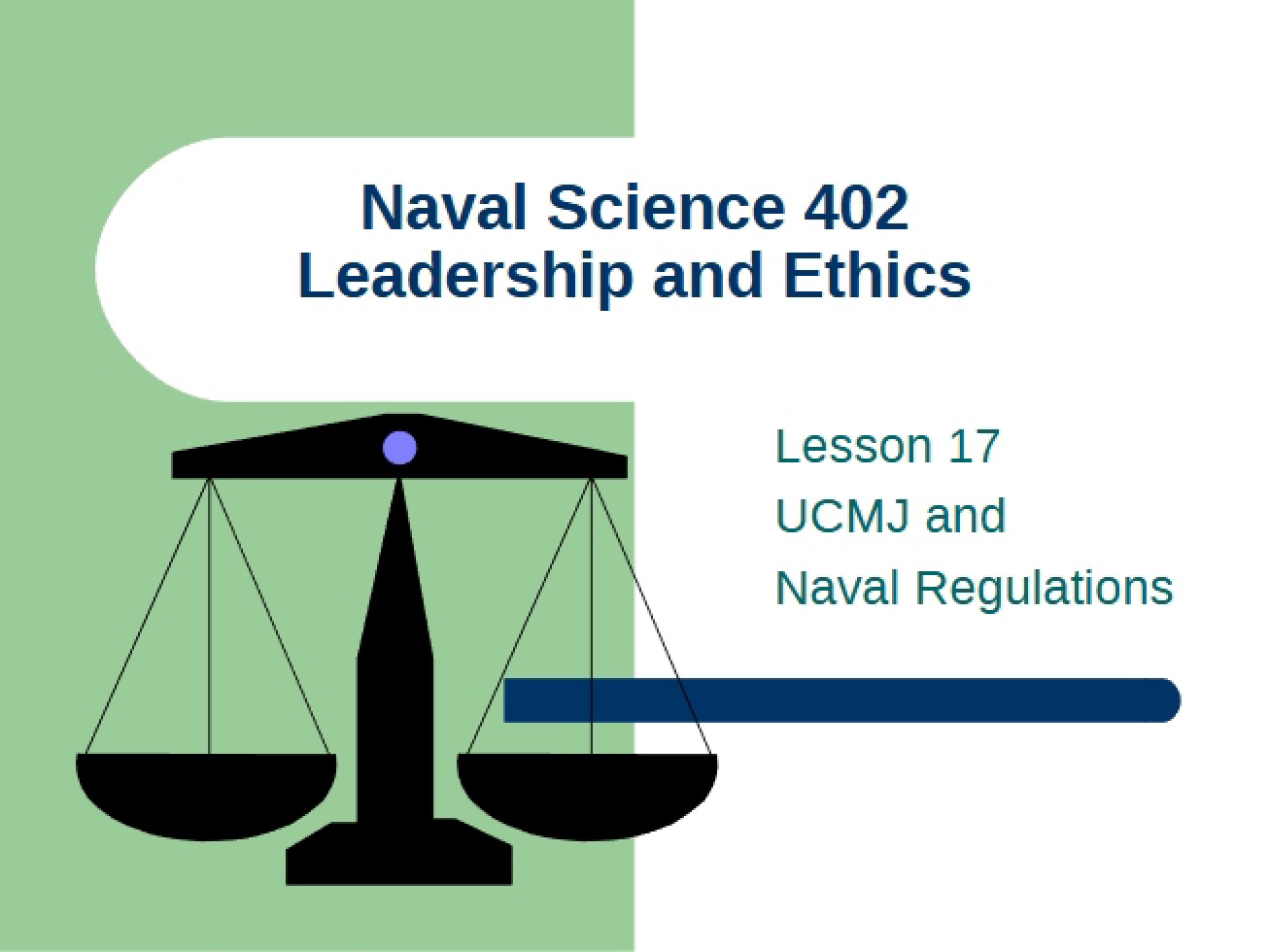 Naval Leadership Lecture Notes