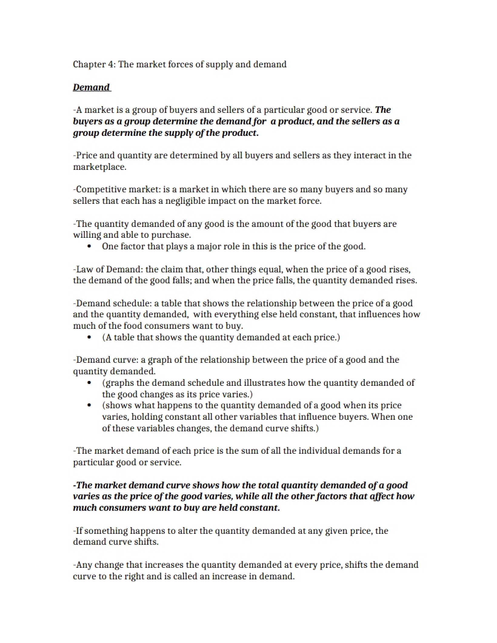 ECON 200 Chapter 04 Notes