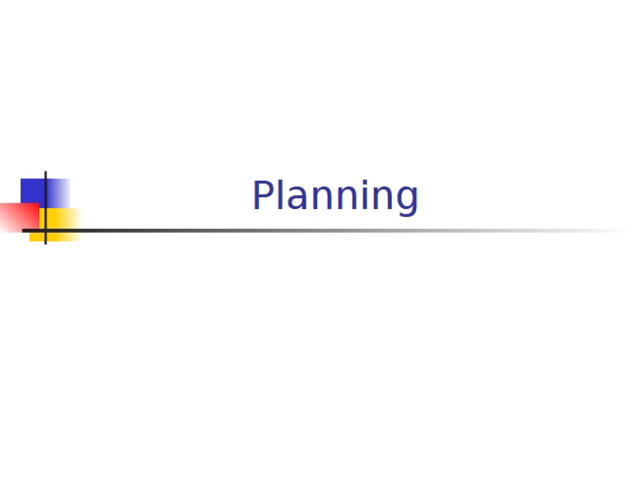 Planning Strategies in Sport