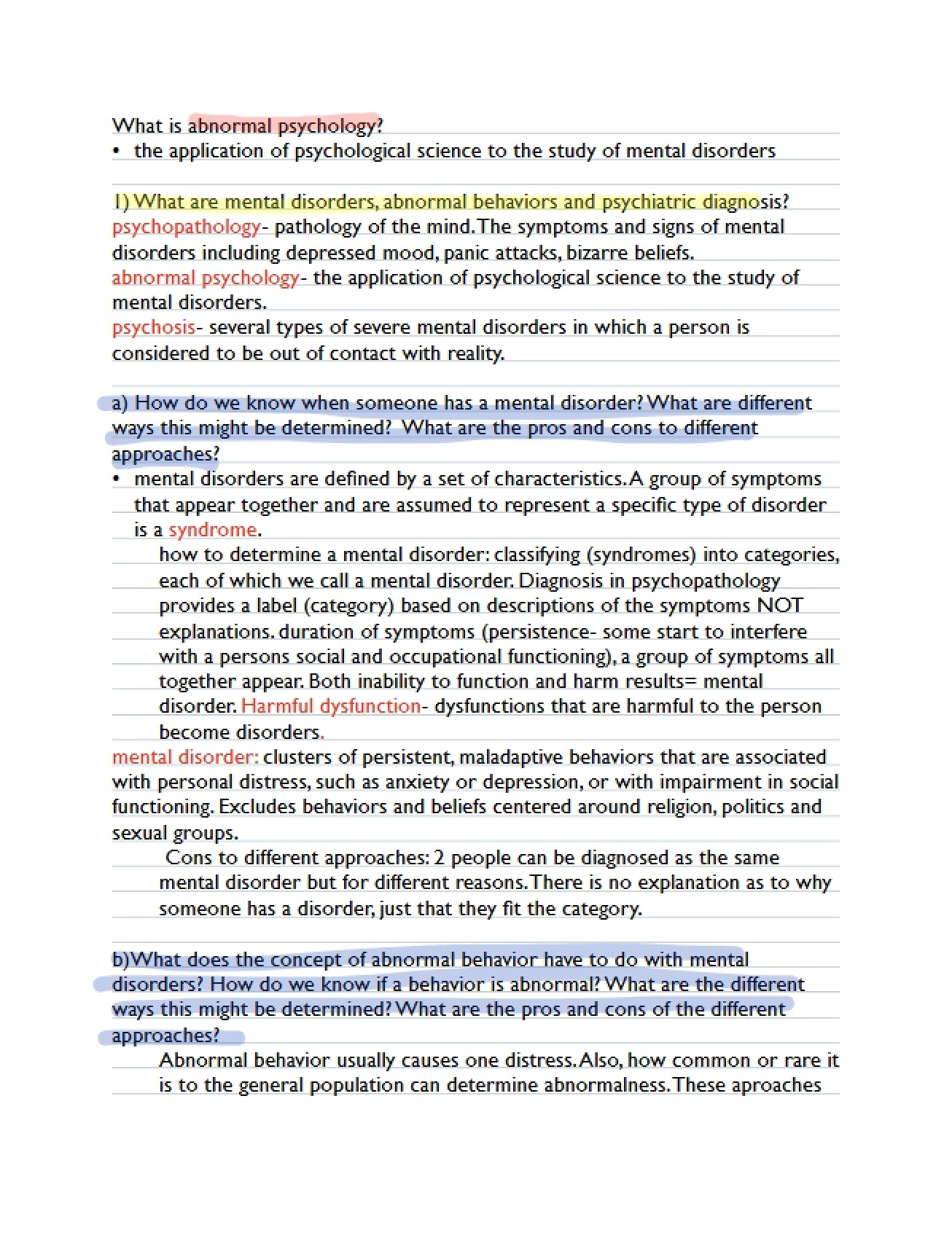 Class Lecture Notes Compilation