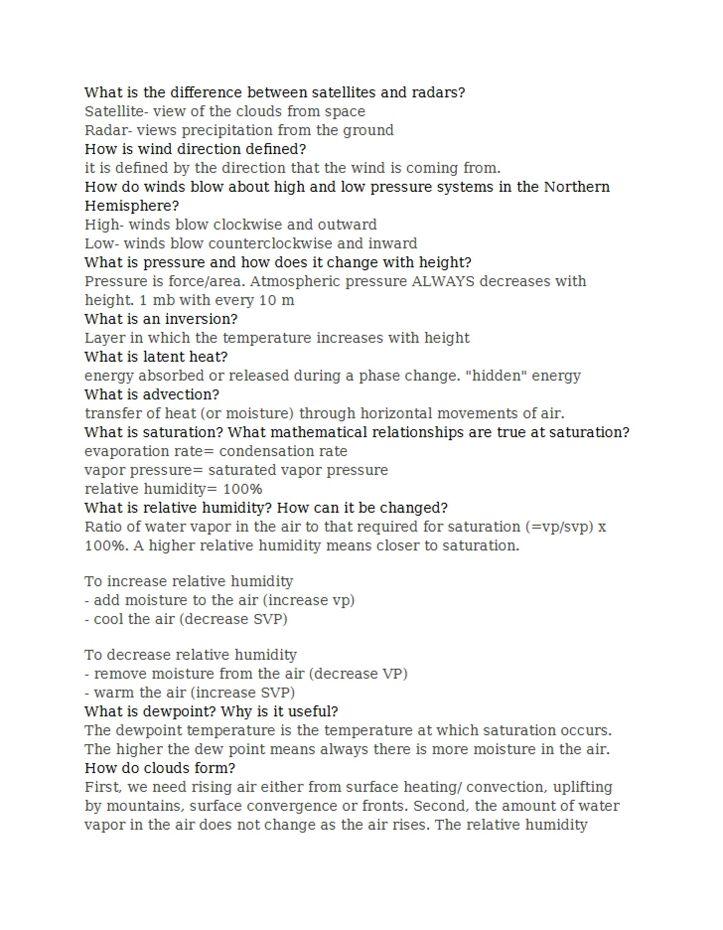 Course Notes
