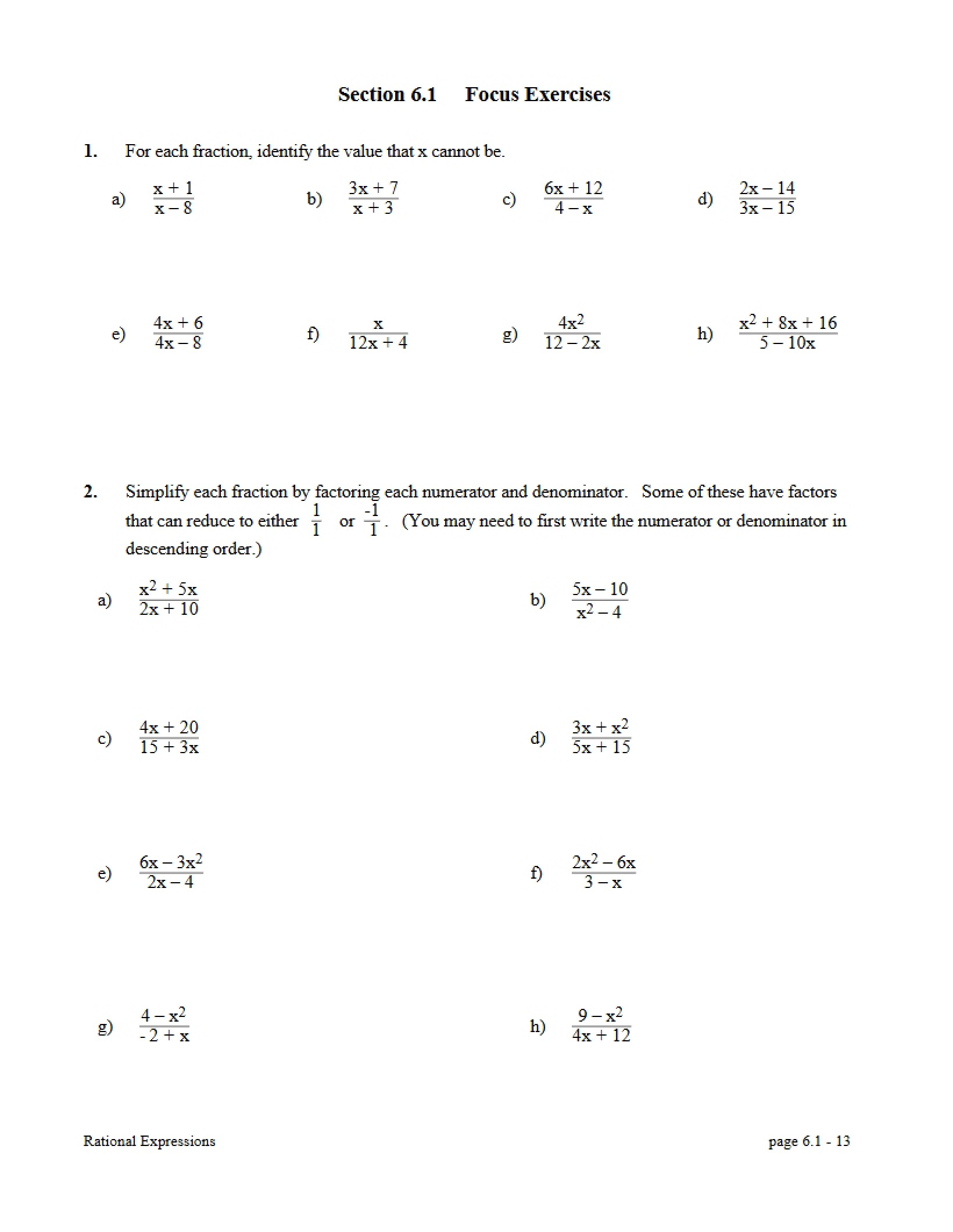 Math 52 Study Materials