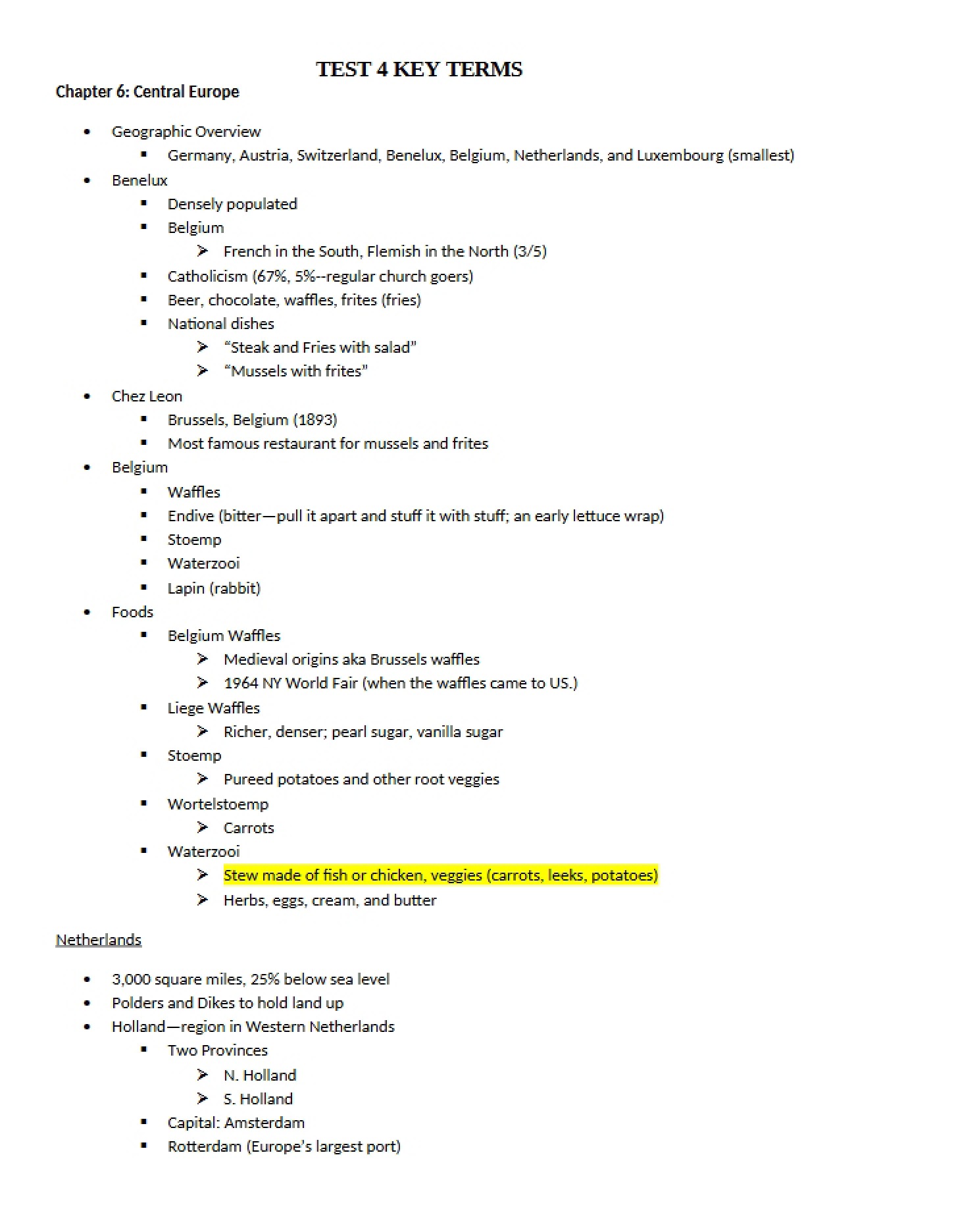 Essential Vocabulary Fourth Assessment