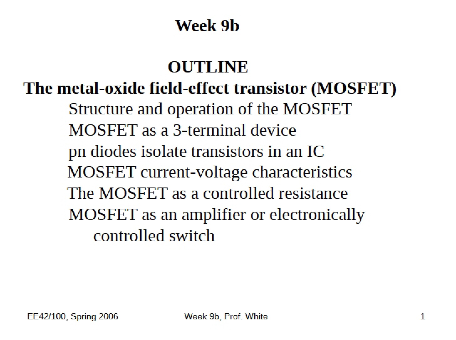Topic Notes