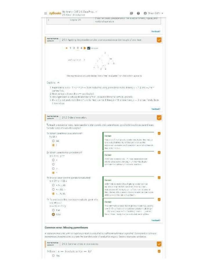 Evaluation Order in Data Programming