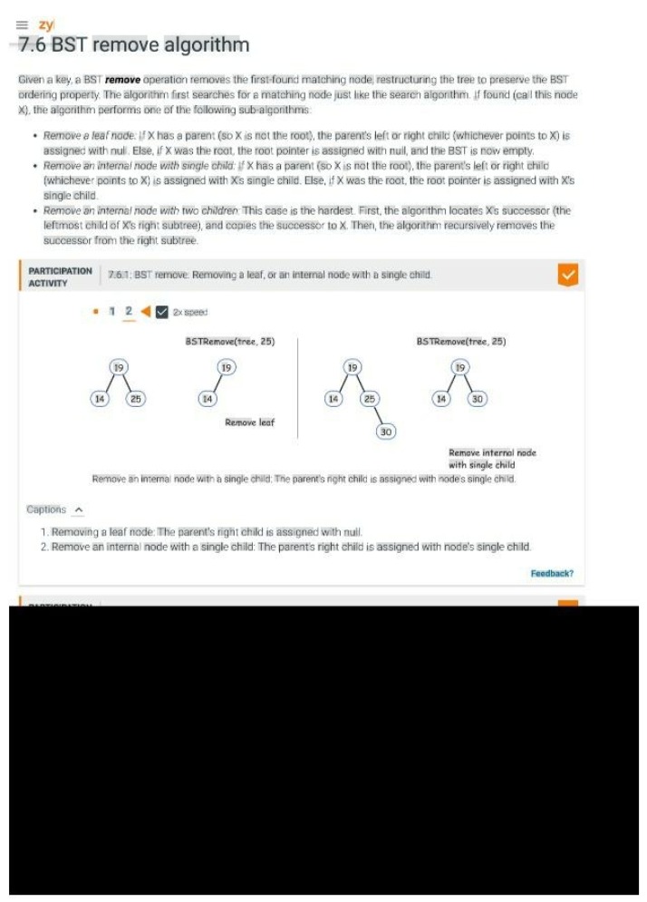 BST Remove Algorithm - Node Removal and Restructuring