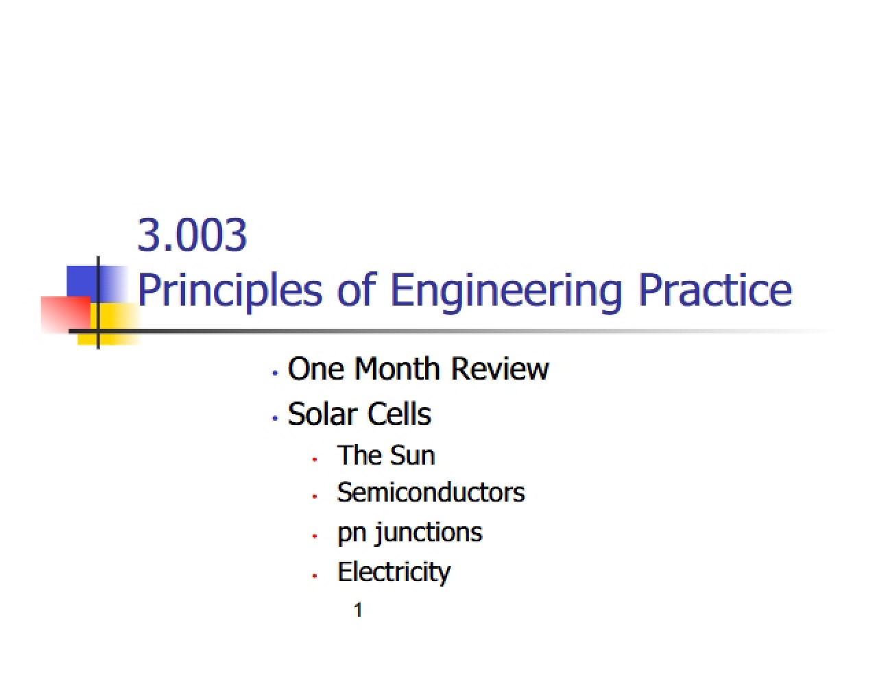 Fundamentals of Engineering Practice