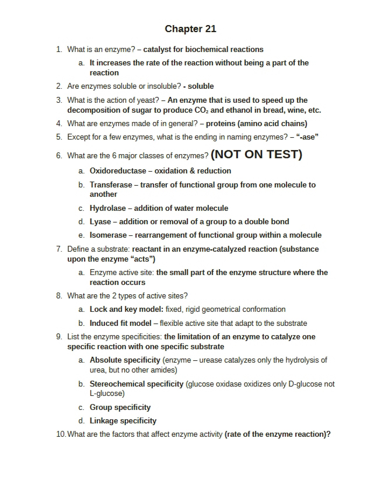 General Chemistry Chapter 21