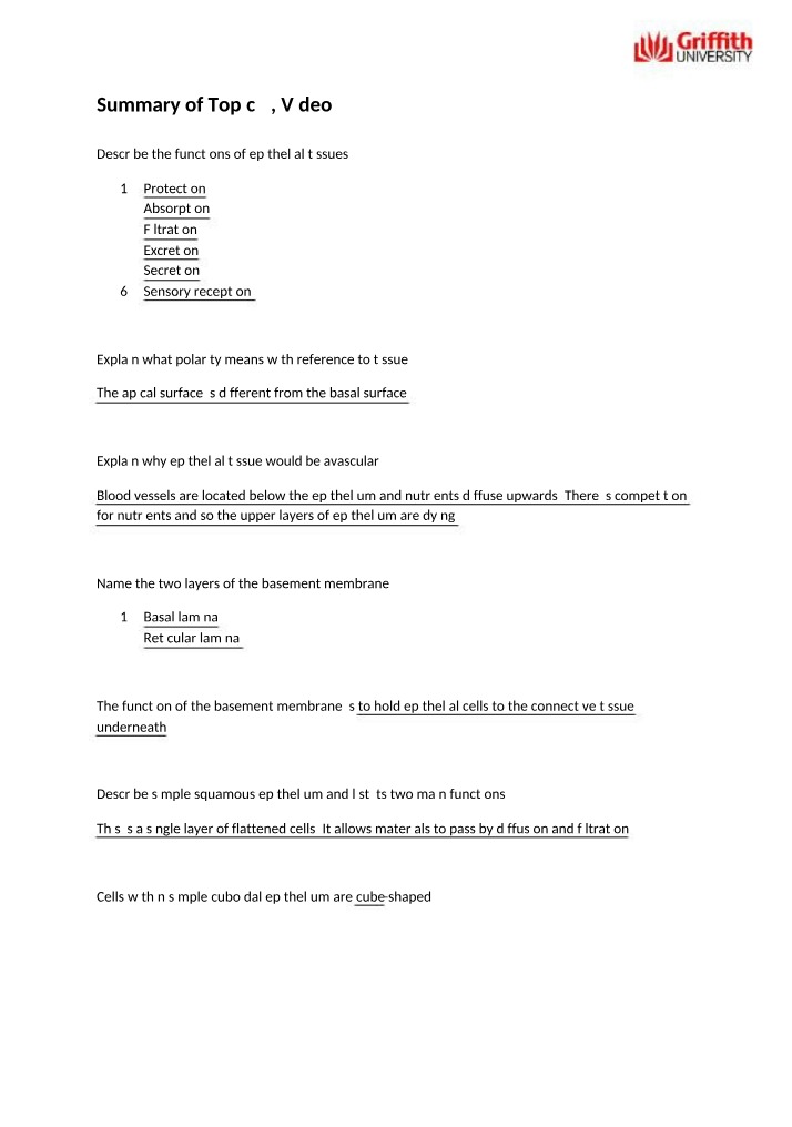 Topic 3 Video 3 Summary