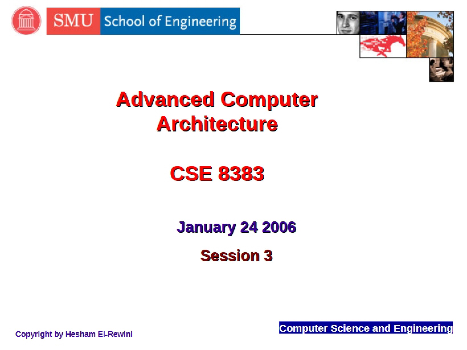Advanced Architecture Class Notes