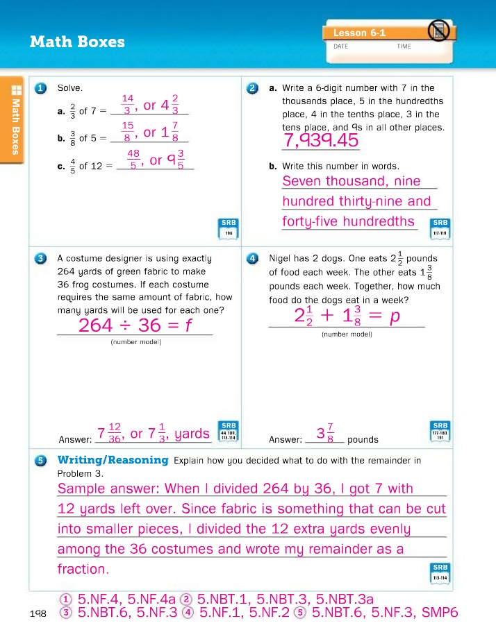 Mathematics 15 Assignment 6