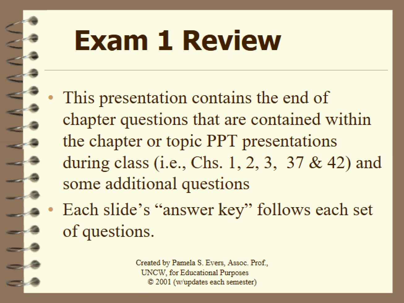 SeaPort Exam 1 Review