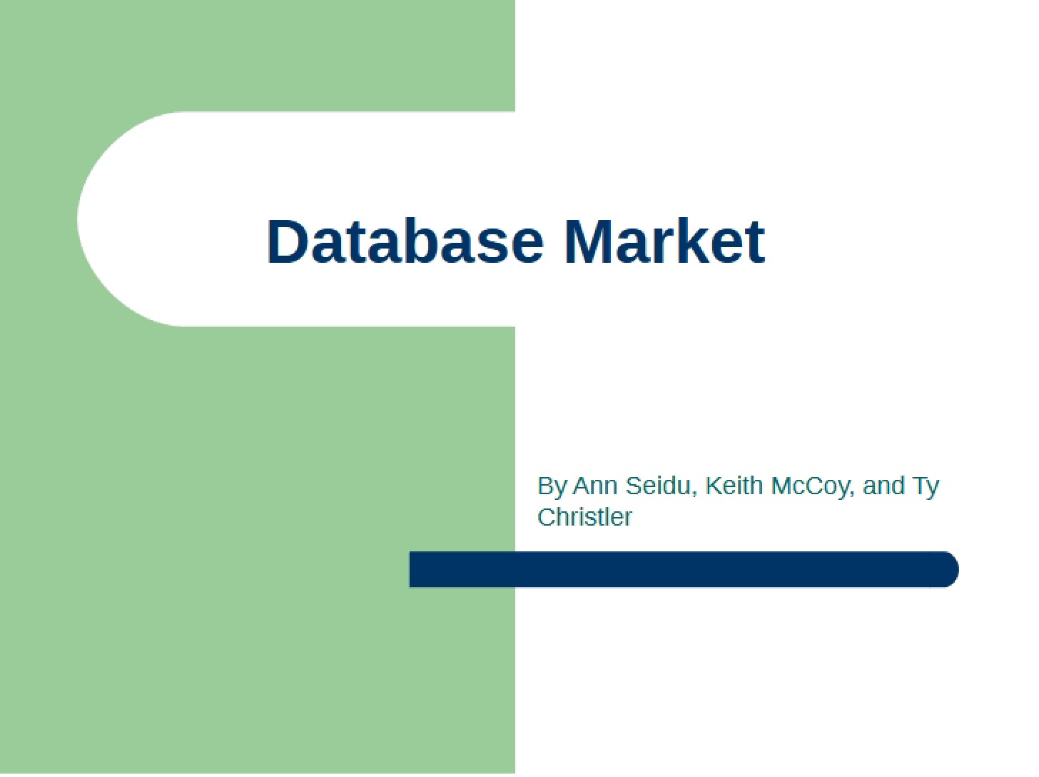 Database Marketplace