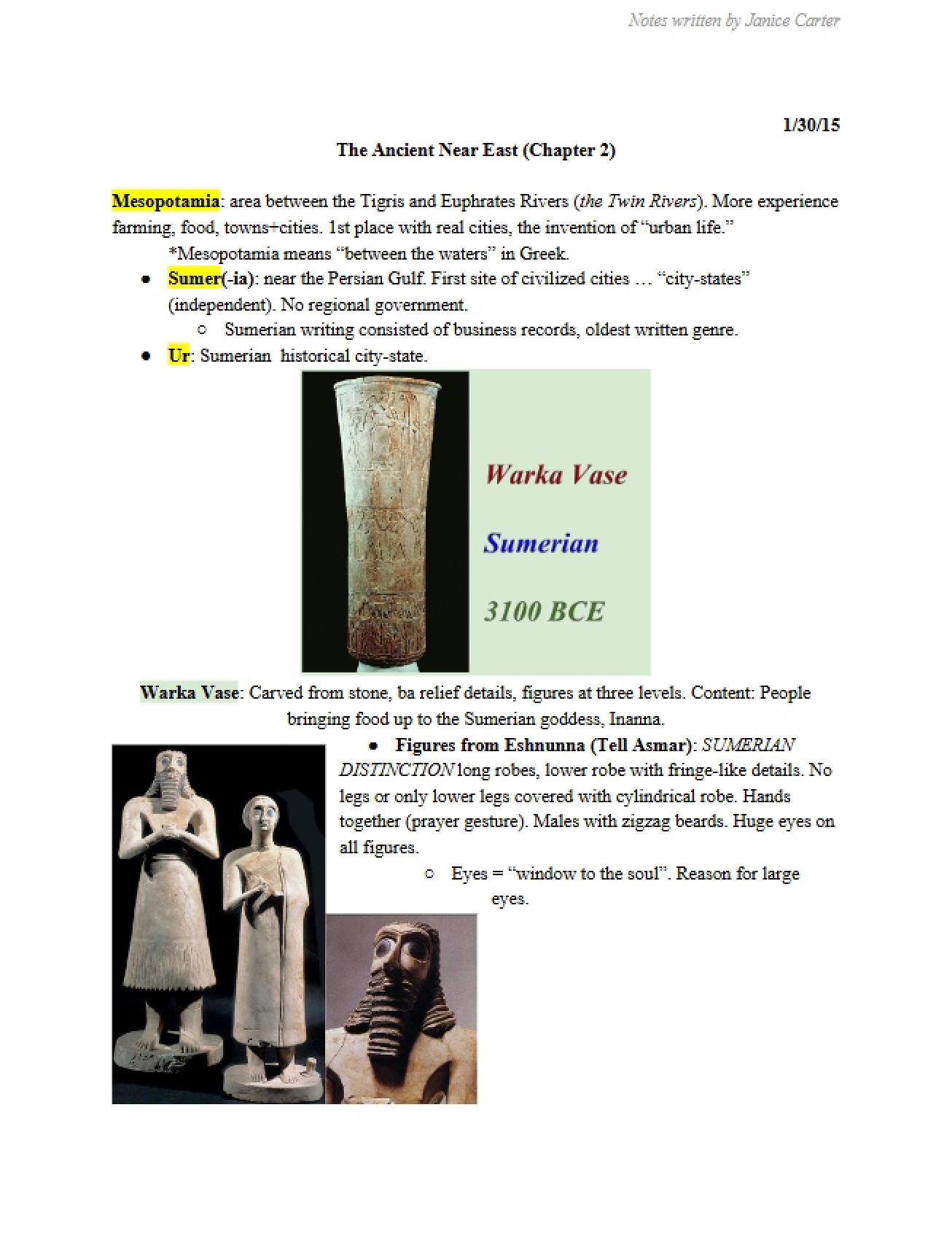 Ancient Near East - Chapter Two