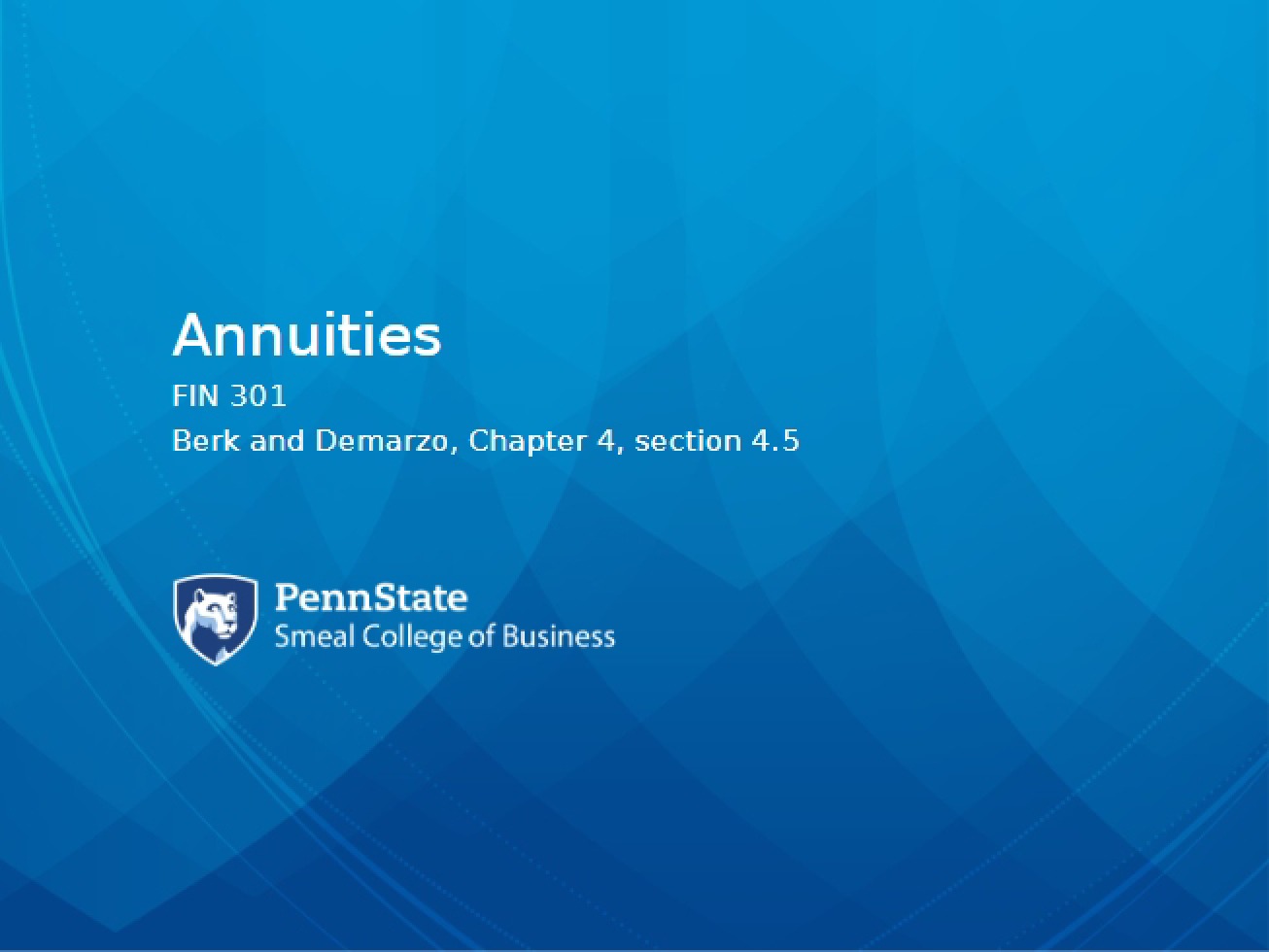 Introduction to Financial Annuities
