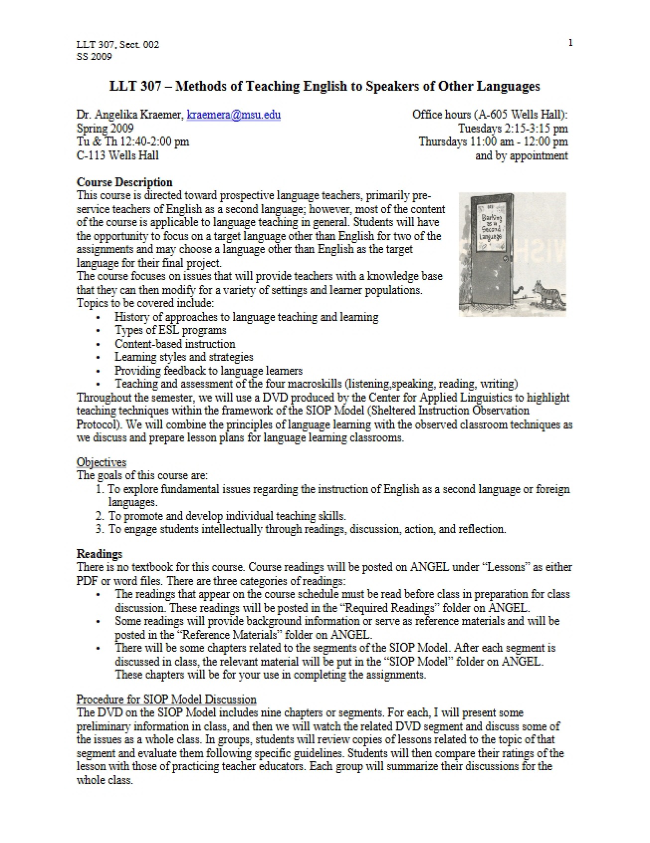 Syllabus LLT 307