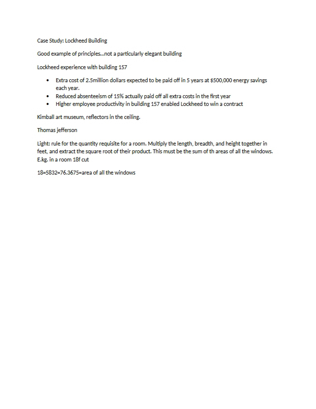 Lockheed Building Case Study