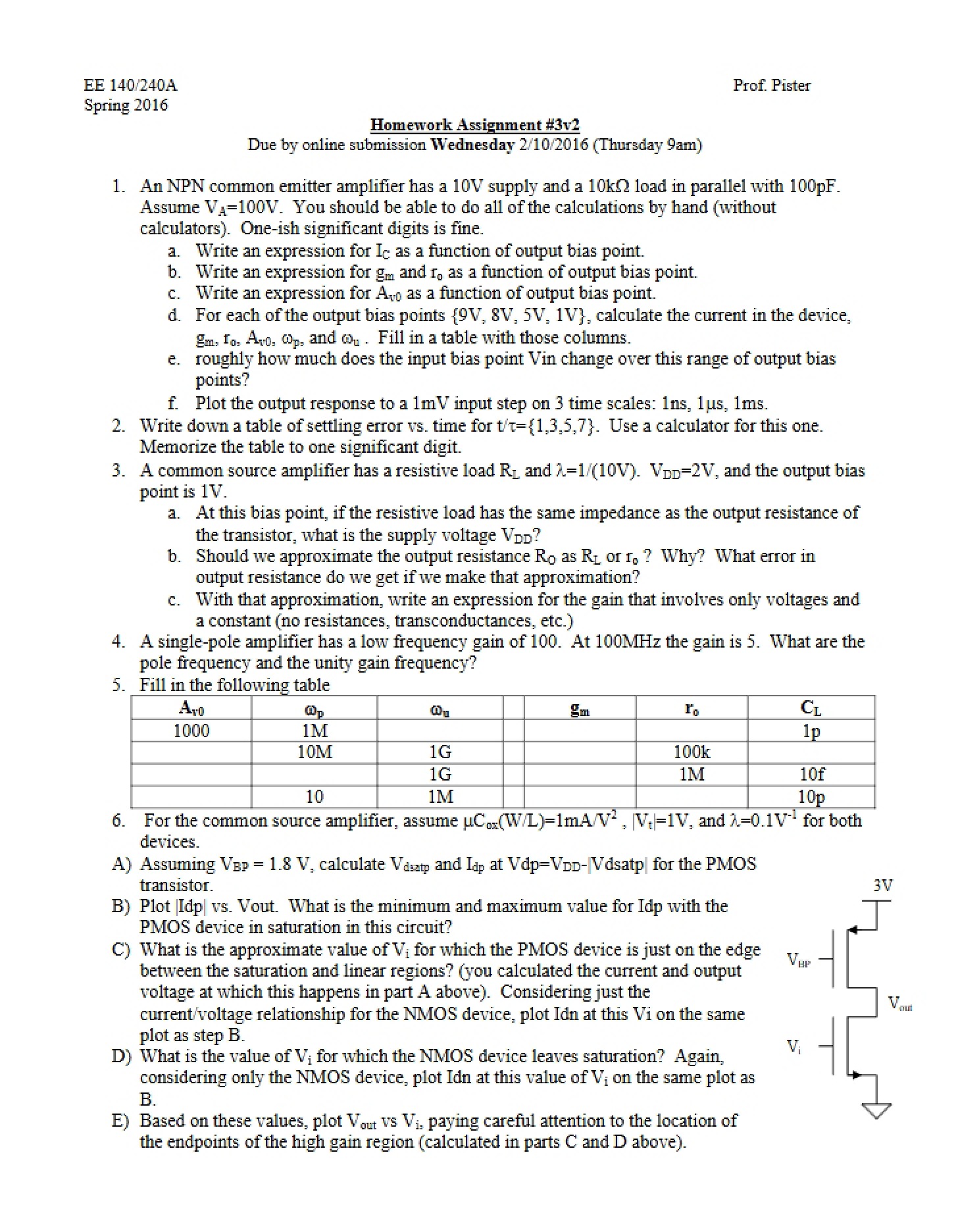 Assignment Three (Version 2) Homework