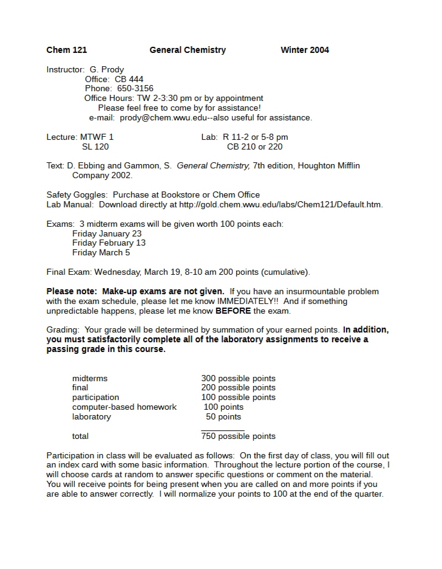 Course Schedule