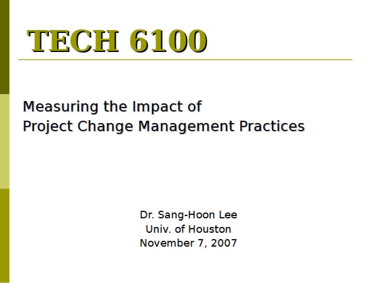 Project Change Management Measuring Impact