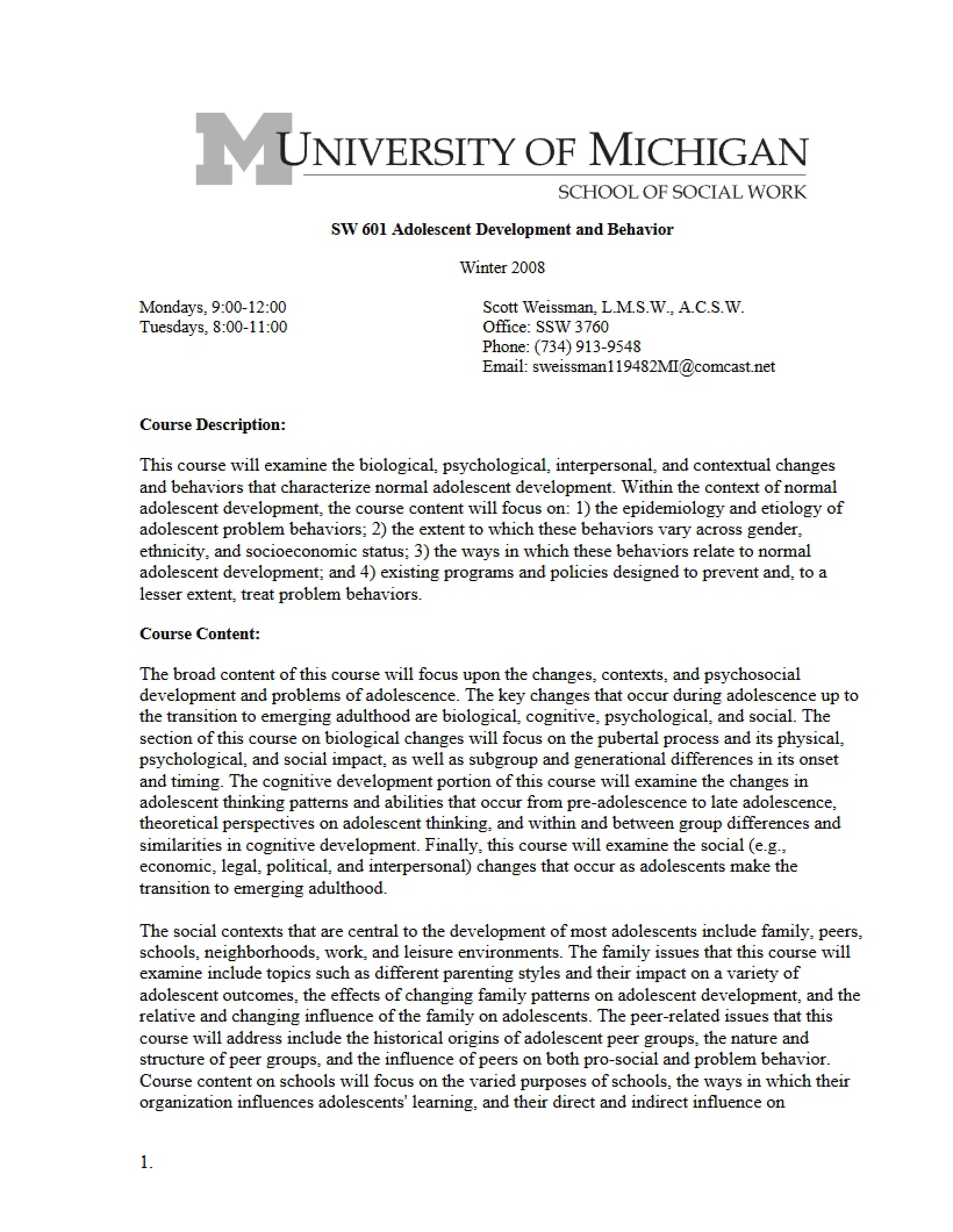 Notes for Review