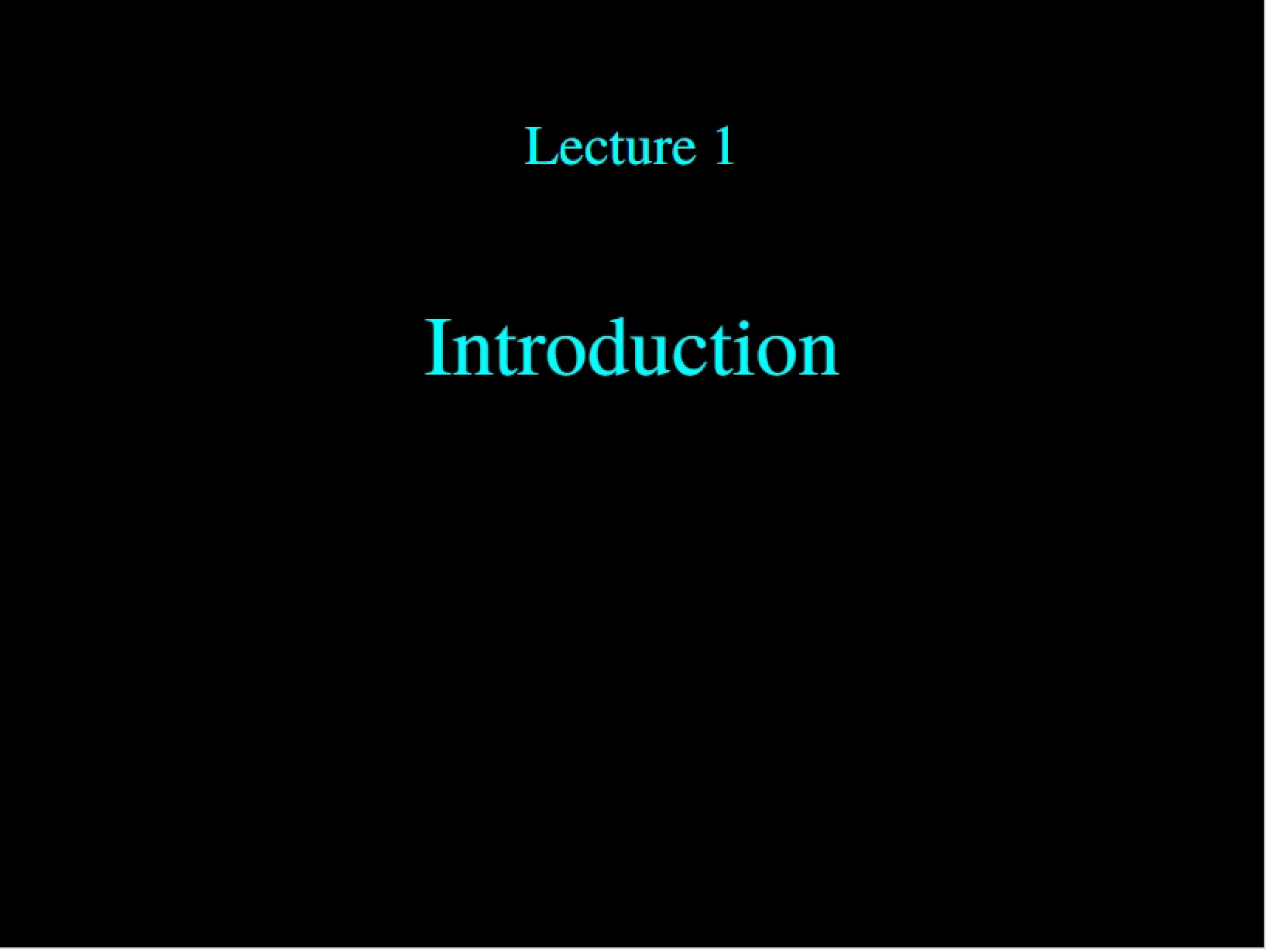 Sedimentology Lecture 01