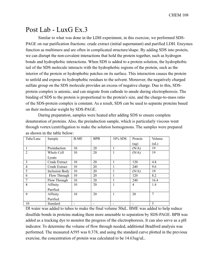 Post Lab Assignment - LuxG Ex.3