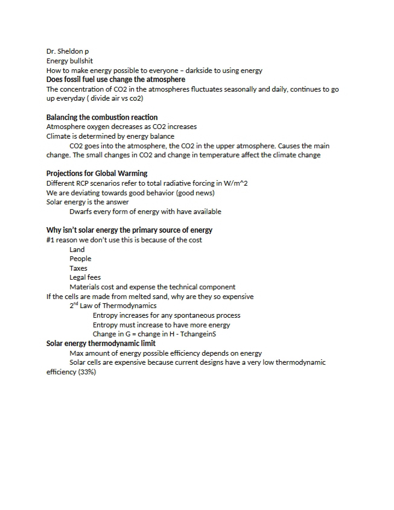 Introduction to the Concept of Energy
