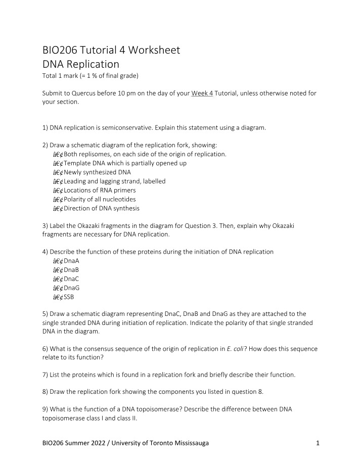 2022 Tutorial 4 Worksheet - BIO206