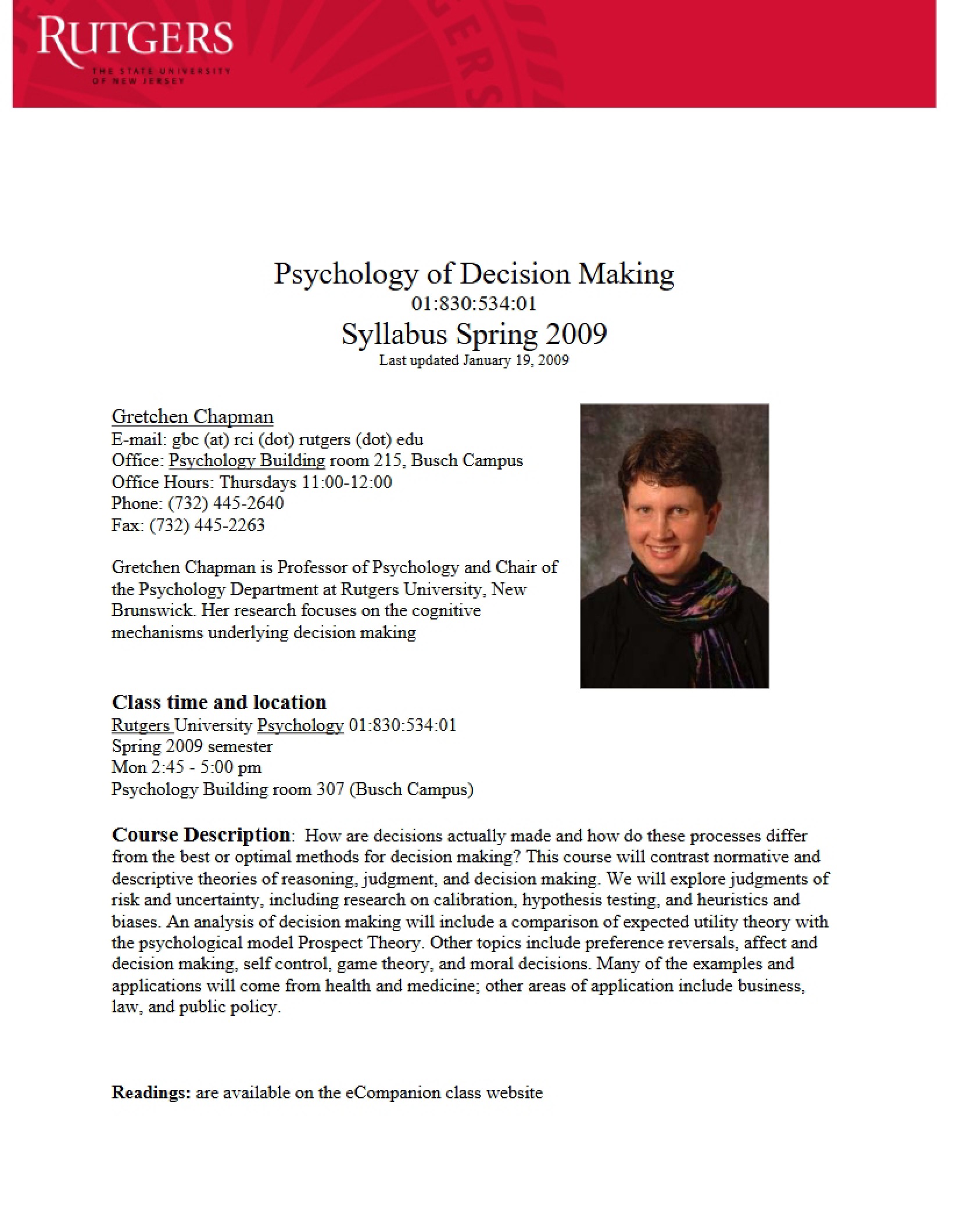 Decision Making Psychology