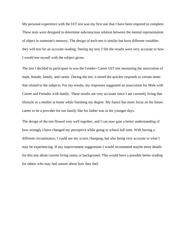 Subconscious Associations - My Personal Experience