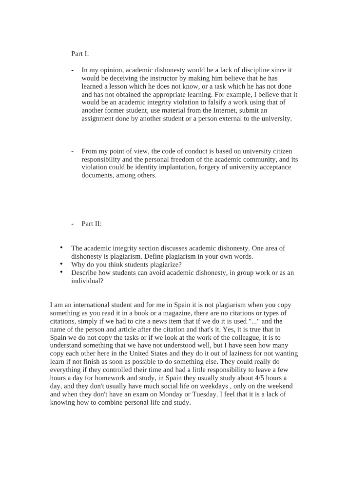 Academic Dishonesty - Causes, Consequences, and Avoidance