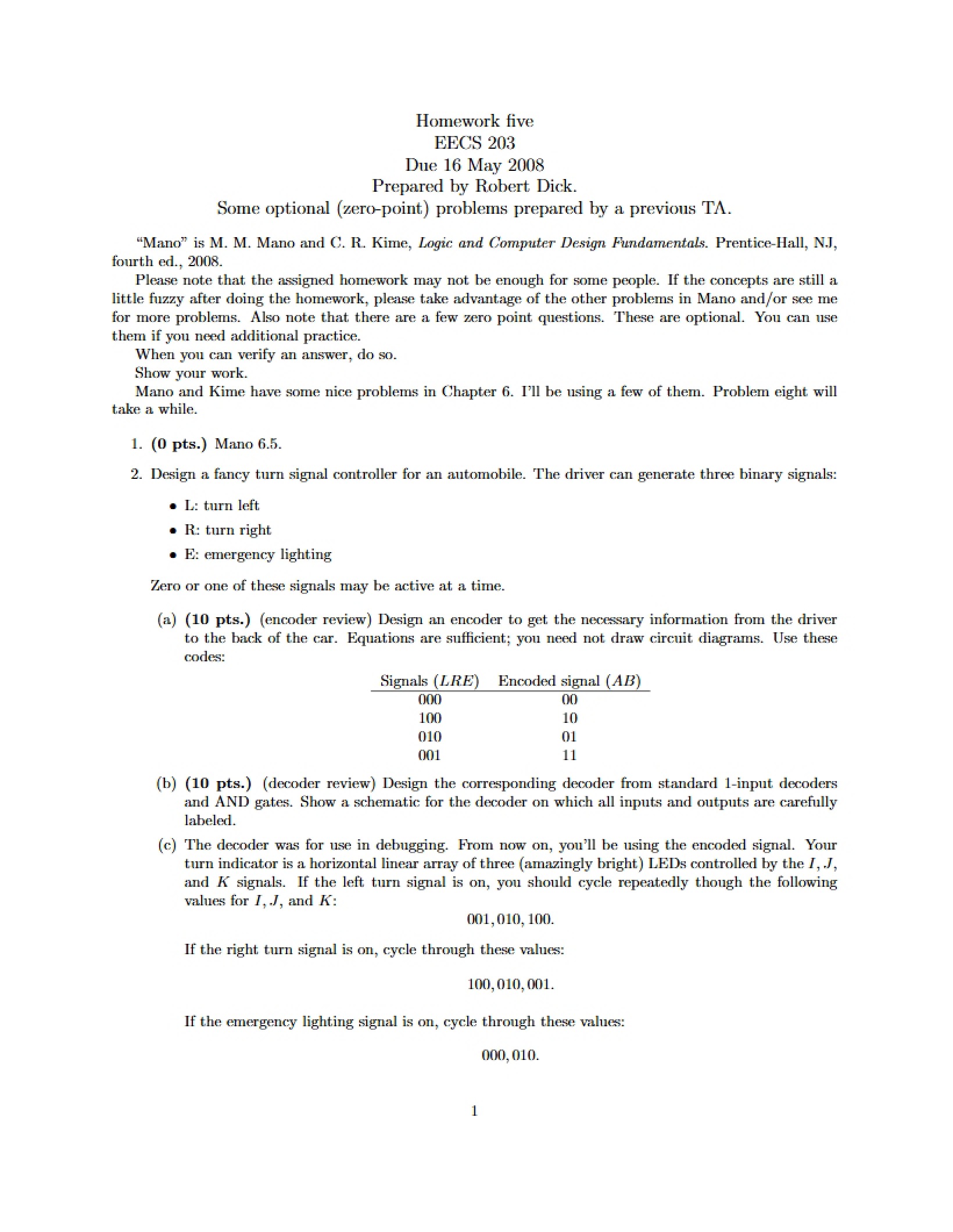 Lecture Notes 1