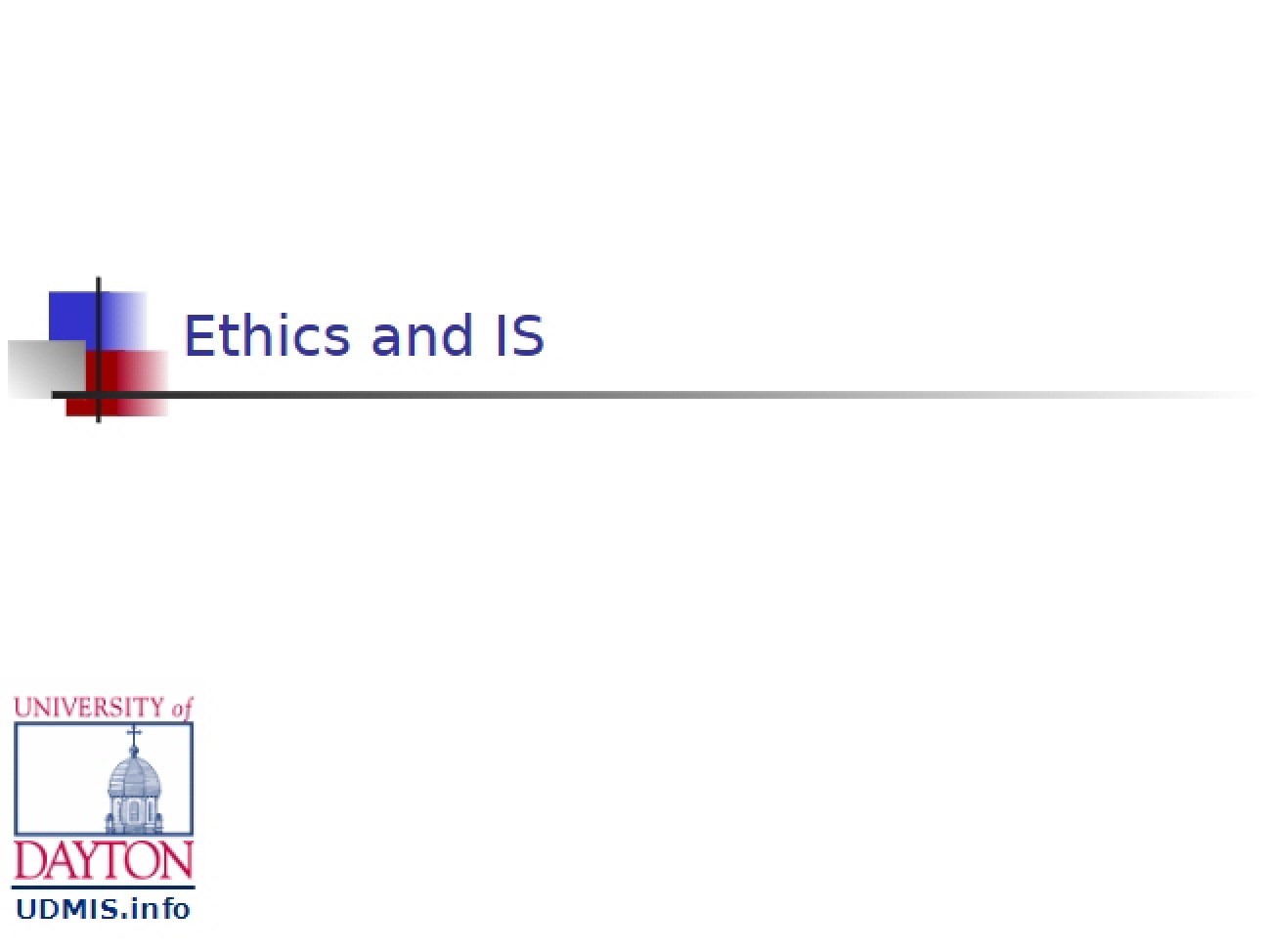 Ethical Perspectives in Information Systems