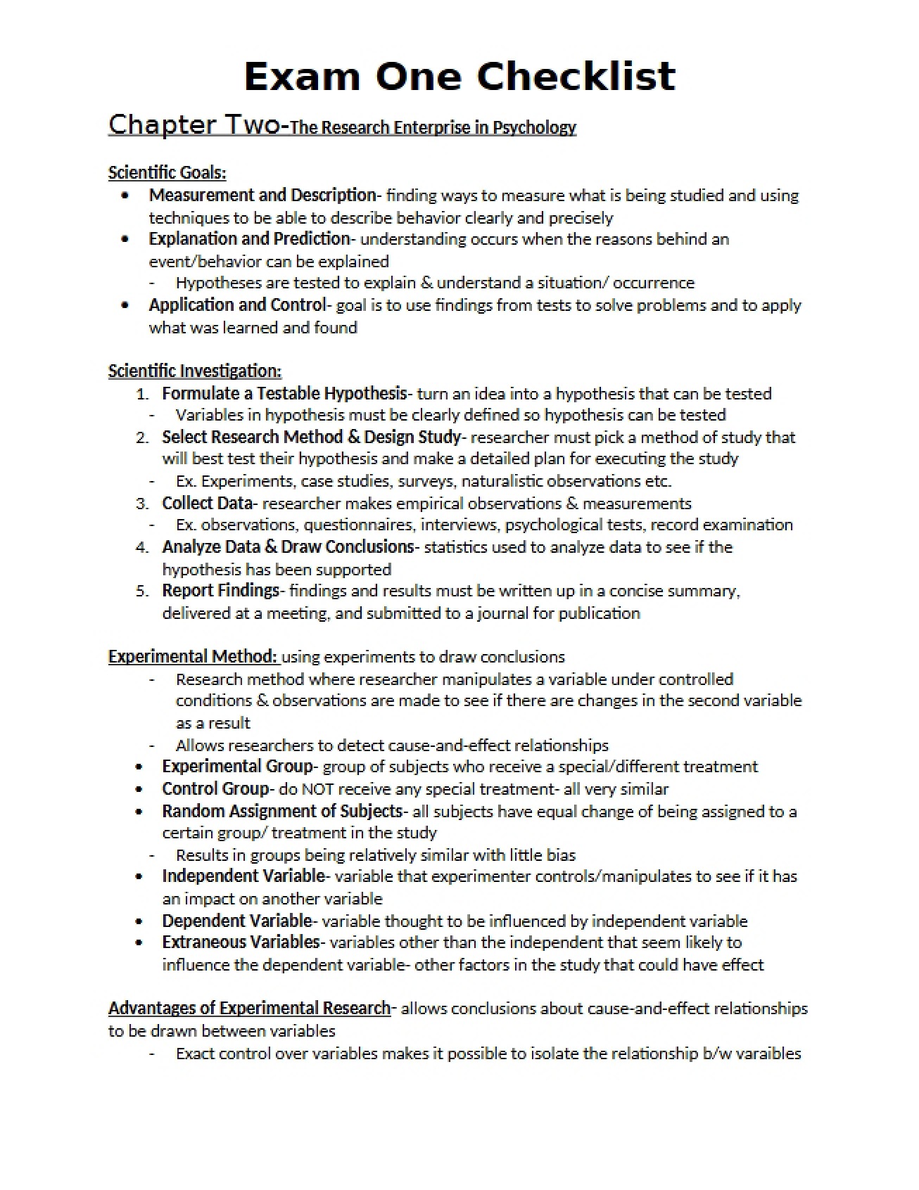 Psychology Research Enterprise (Chapter Two)