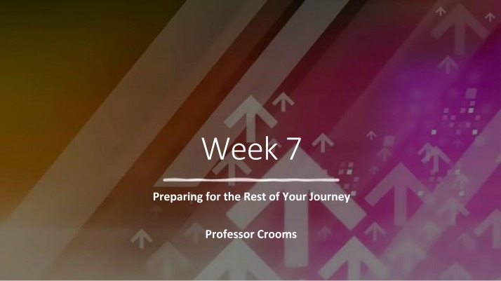 Week 7 Overview and Final Exam Review