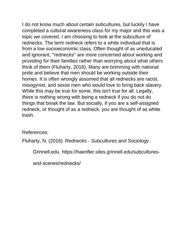 Rednecks - Sociology and Subcultures