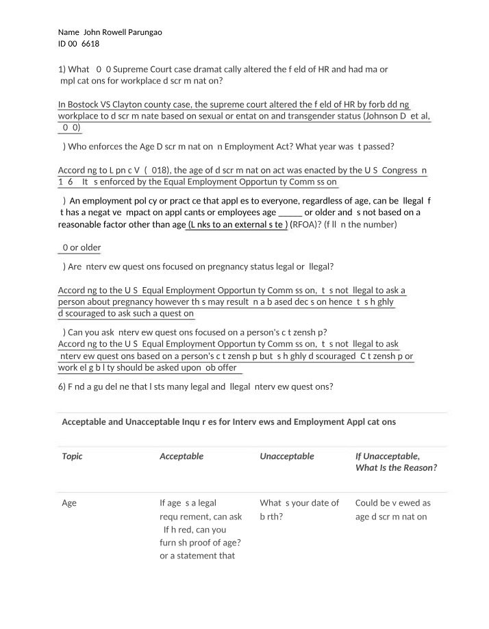 Selection - Internet Hunt Questions (Parungao)