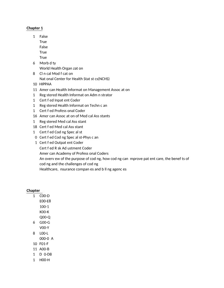 Questions for Allen Chapters 1 and 2
