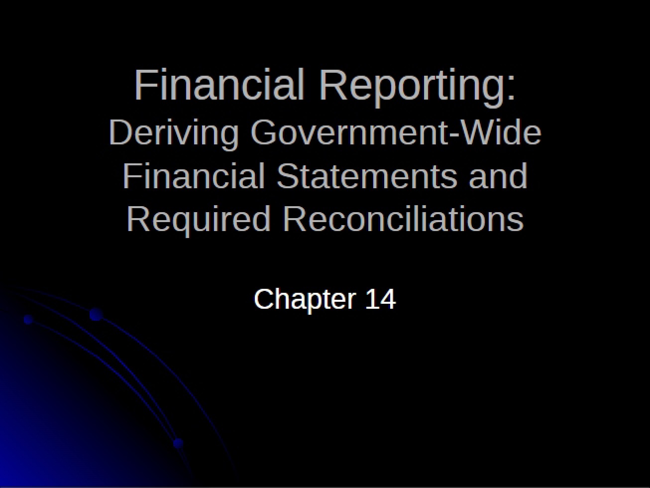 Financial Reporting - ACCT 5310