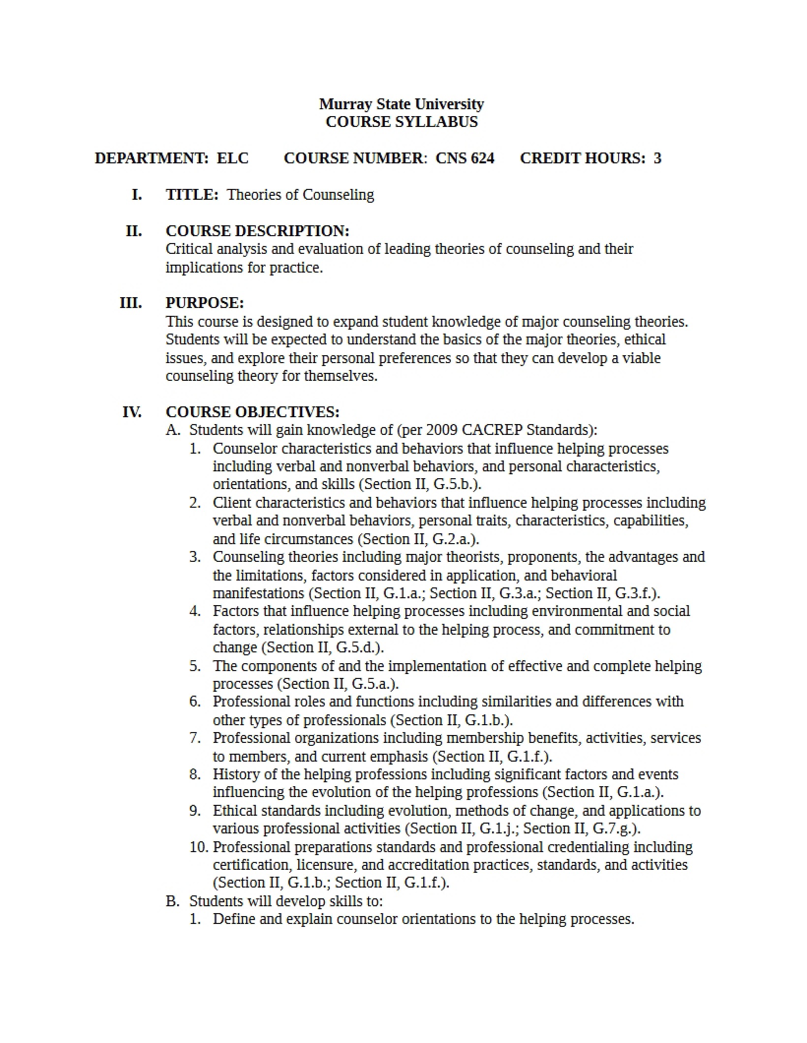 Syllabus