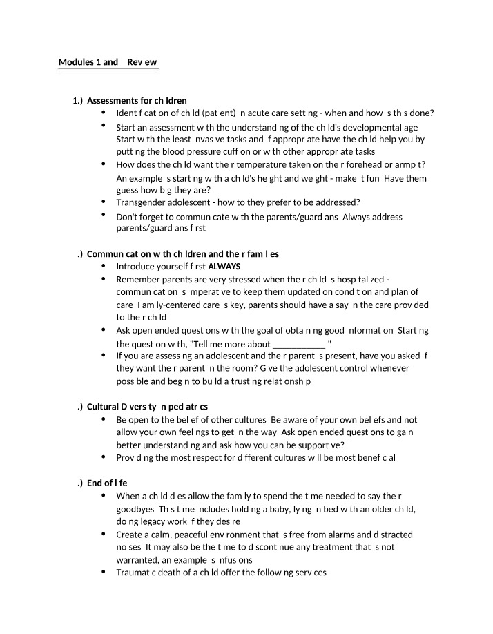 When and How to Identify Assessments for Children in Acute Care