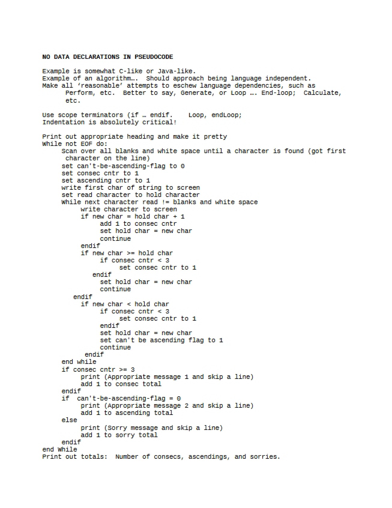 Notes on Object Orientation