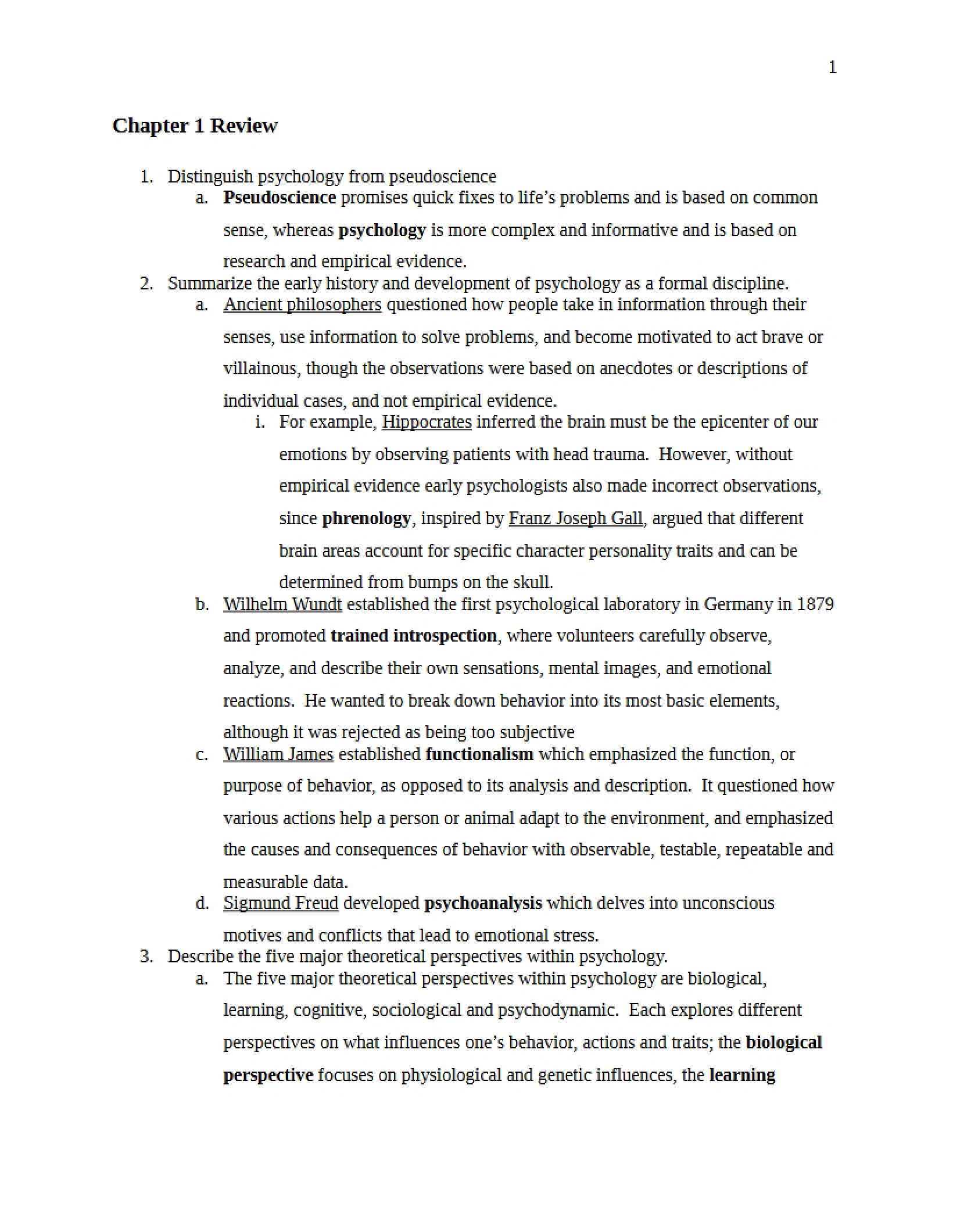 Midterm 1 Review