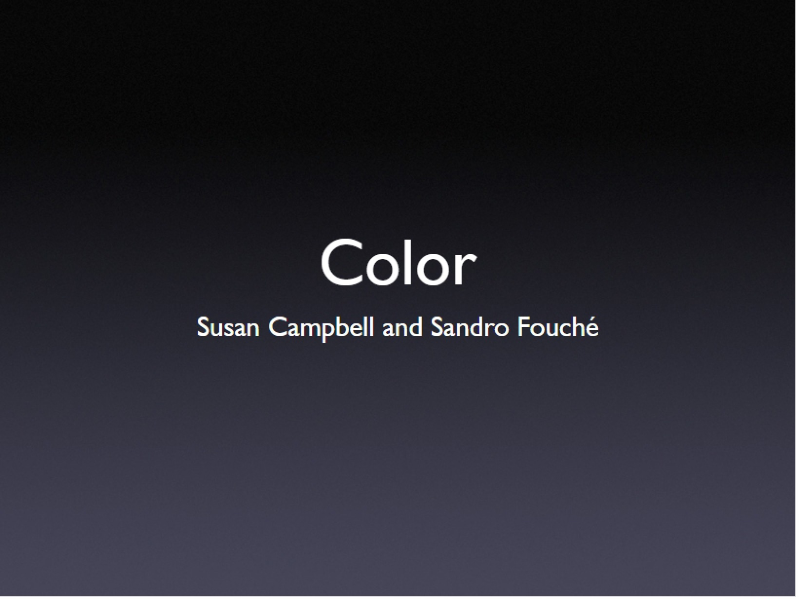 Color Theory