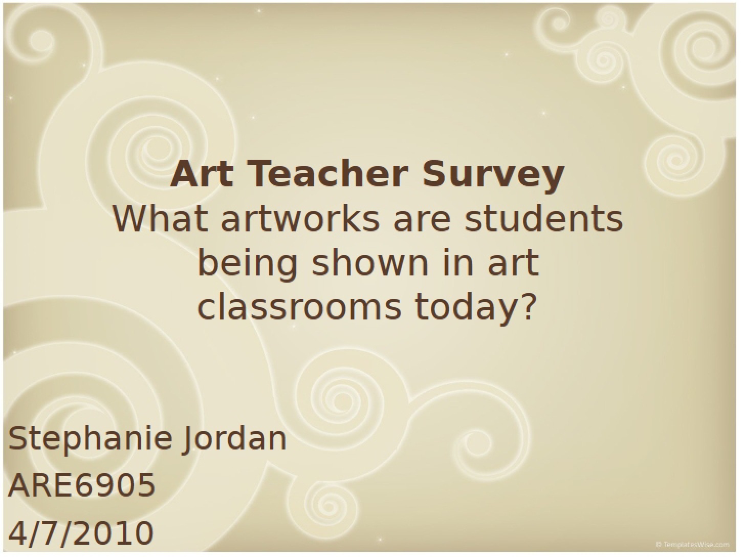 Survey of Art Teachers (Research)