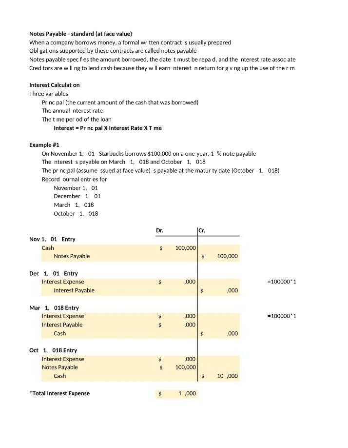 BU127 Chapter 10 - Long-term Liabilities Review